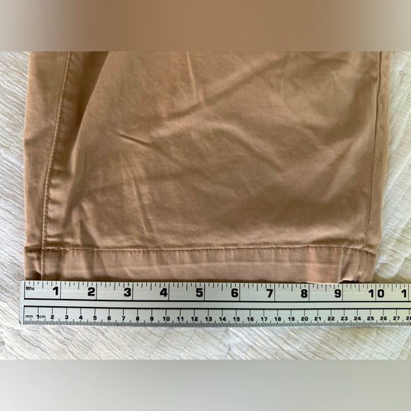 🌅 EUC: AG Adriano Goldschmied Wanderer Shorts 31R Sulfur Dune Rose Slim Trouser - Picture 12 of 13